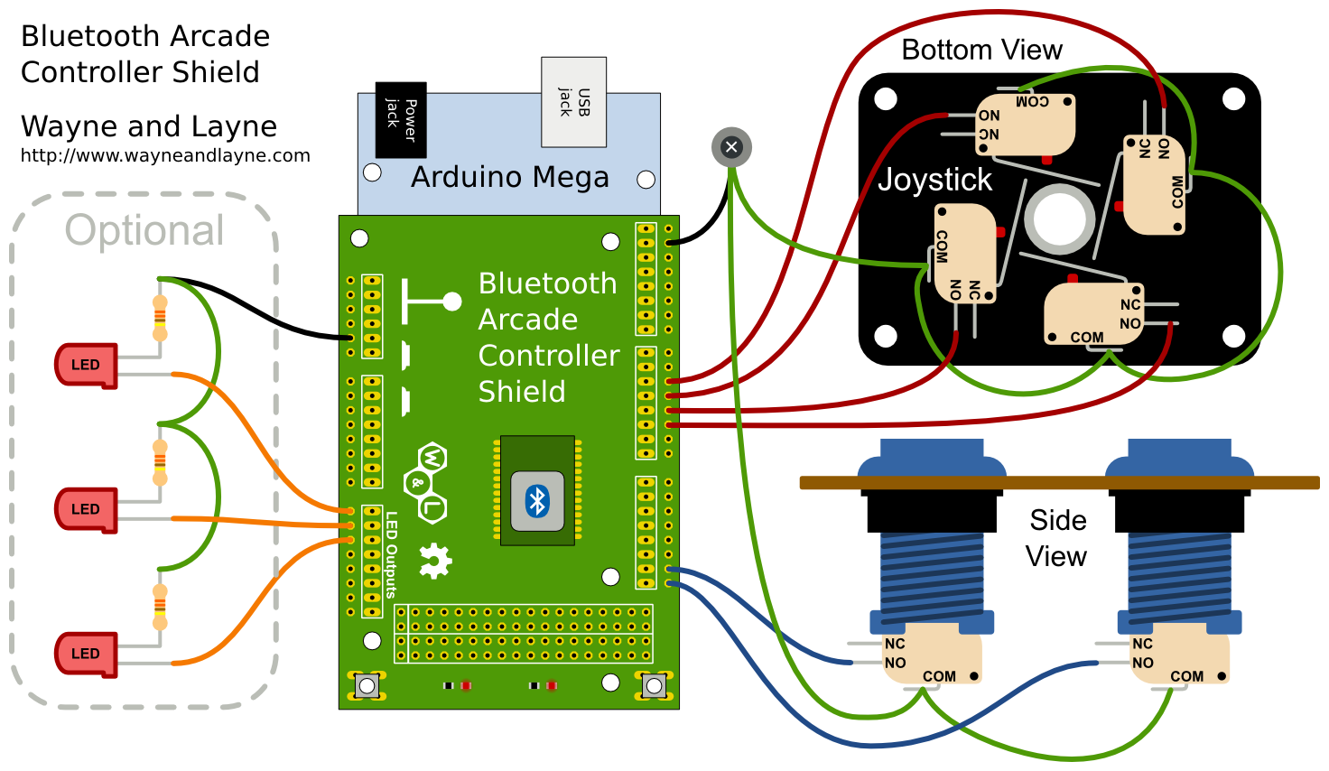 Bluetooth Arcade Controller