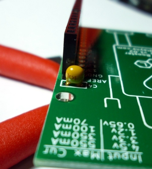 Install the capacitor C4 if you want to make analog readings