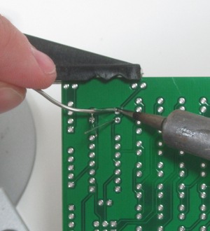 Solder resistors