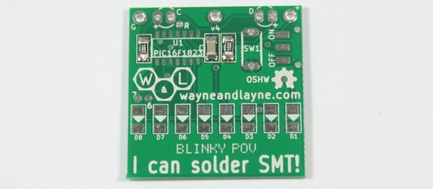 Soldered resistors and capacitor