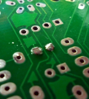 Neatly-trimmed wires