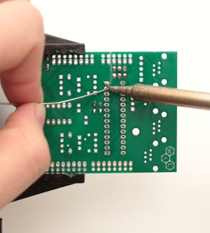Solder all 28 pins