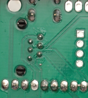 Carefully solder each socket