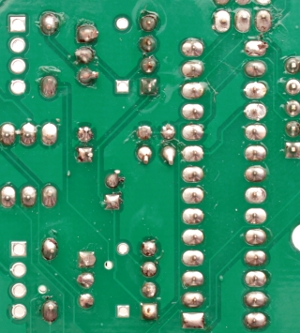 Solder the rest of the header pins