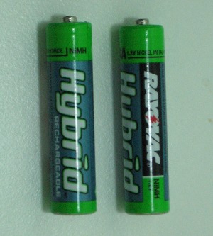 Two AAA batteries