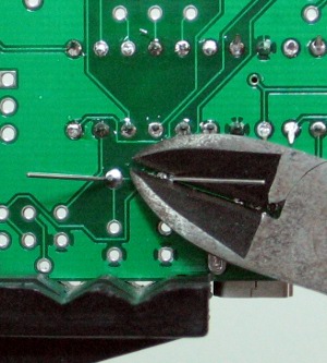 Solder connections