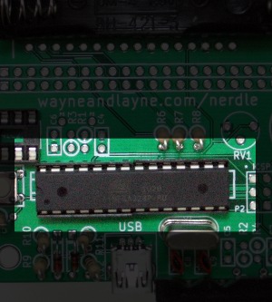 Location of microcontroller